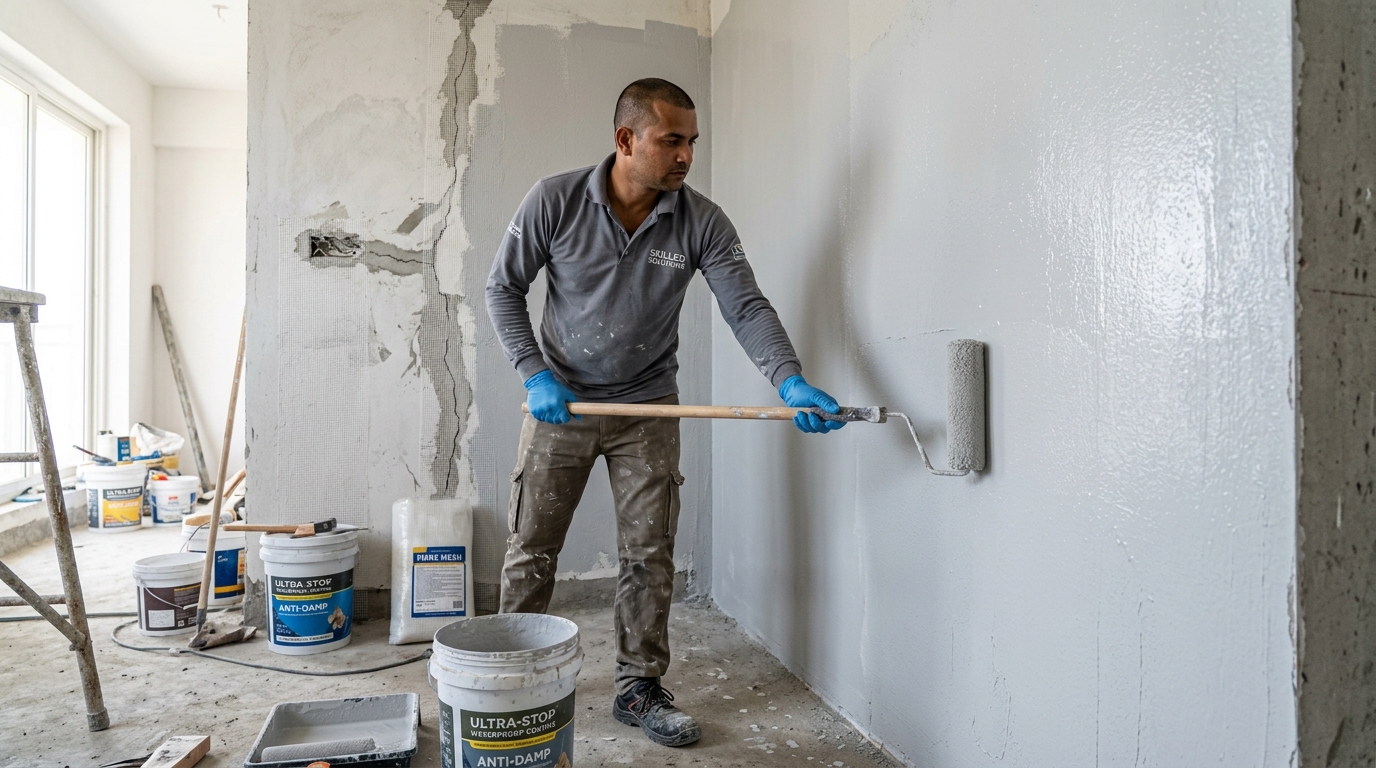 Wall Seepage and Waterproofing Treatment